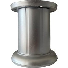 Pucutun Plastik Ayak 10 cm Gri Mobilya Koltuk Dolap Komidin Gardrop Ayağı 4 Adet