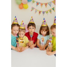 Dodomar Pipet lisanlı Paw Patrol Temalı 10 lu Artistik Körüklü Pipet Doğum Günü Masa Dekarasyonu
