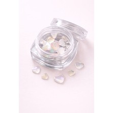 Born Pretty Aurora Crystal Mix Boy Kalp Tırnak Taşı – Kavanozlu
