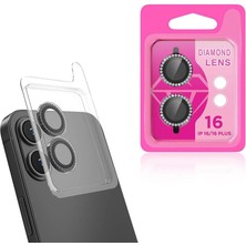 Pucutun Zore Ile Uyumlu 16 16 Plus Cl-06 Kamera Lens Koruyucu Siyah