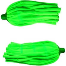 Pucutun Desenli Kumaş Iz Bırakmaz Mikrofiber Tüm Viledalar Ile Uyumlu Mop Ucu I 2'li Set