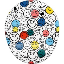 Pucutun Smile Desenli Bilek Destekli Mouse Pad