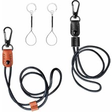 Pucutun Ayarlanabilir Askı, Premium Pu Deri ve Metal Klips, Uzunluk Ayarlanabilir Boyun Kayışı, Günlük Kullanım Için Pratik Çözüm, Kimlik Kartı ve Telefon Askısı