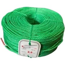 Ne Alırsan Ucuz Ip-Halat-Ambalaj Ipi-Çamaşır Ipi-Bayrak-Ipi- 200M-2,5MM Yeşil
