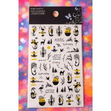 Born Pretty Urban Butterfly & Abstract Nail Art Sticker Series No:10