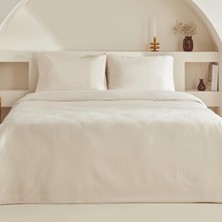 Pucutun SION%100 Pamuk Size Nevresim Takımı Ekru