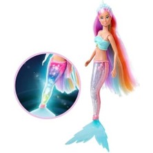 Pucutun 105733741, Steffi, Sihirli Gökkuşağı Deniz Kızı, Büyülü Gökkuşağı Işık Fonksiyonlu ve Rengarenk Ekstra Uzun Saçları, ve Özel Tasarım Yüzgeci Ile, 39CM