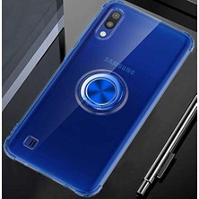 Pucutun Galaxy A10 ile Uyumlu Kılıf Silikon Mavi