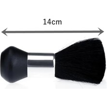 Pucutun Topuzlu Berber/kuaför Ense Fırçası/kıl Temizleme Fırçası Siyah