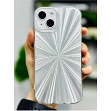 Pucutun 13-14 - 15 ile Uyumlu Gümüş Prizma Model Silikon Kılıf