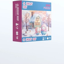 A Snowy Day | Kids Puzzle | Çocuk Puzzle | Çocuk Yapboz | 40 Parça