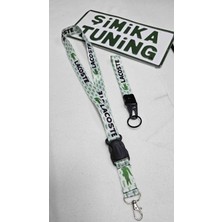 Şimika Lakos Dekor Otomobil Ayna Askı Ipi ve Kancalı Kumaş Anahtarlık Hediyeli