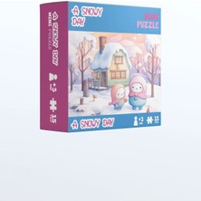 A Snowy Day | Kids Puzzle | Çocuk Puzzle | Çocuk Yapboz | 15 Parça