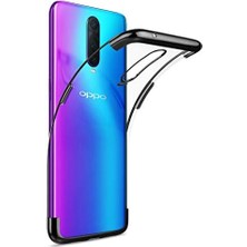 Pucutun Oppo RX17 Pro Kılıf Skyfall Transparent Clear Siyah