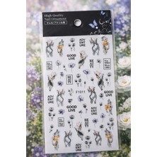 Born Pretty Urban Butterfly & Abstract Nail Art Sticker Series No:02
