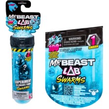 Pucutun Abesons Mr. Beast Lab Swarms Test Tüpü 2'li Paket, 2,54 cm Temalı Sürüler Koleksiyonluk Mr. Beast Lab La Mystery 1 Inç Figür Tekli Paket, 1 Paket