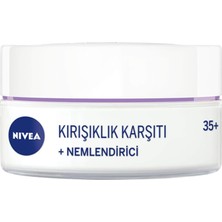 Pucutun Kırışıklık Karşıtı + Nemlendirici Krem Yaş 35+ (50 Ml), Yaşa Özel Yüz Bakım Kremi, E Vitamini ve Üzüm Çekirdeği Yağı ile Yoğun Cilt Bakım, Uv Filtresi ile Güneş Koruması