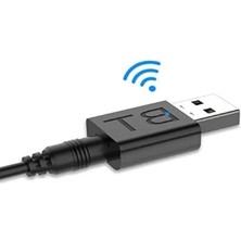 Pucutun Bluetooth 5.0 Ses Alıcı Kablosuz Dönüştürücü Bluetooth Adaptörü 3.5mm