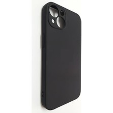 Pucutun 13 ile Uyumlu Kadife Astarlı Silikon Kılıf – Kamera Korumalı, Şok Emici - Mat Siyah