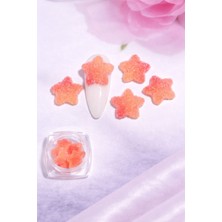 Born Pretty Candy Glow 3D Sugar Star Nail Charm – Peach Coral No:11