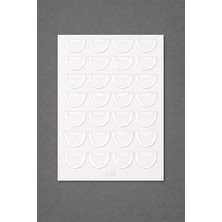 Born Pretty French Manikür Şablonu NK308 – Profesyonel Yarım Ay Tırnak Bandı