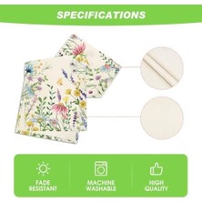 Pucutun Bisiklet Zinciri Temizleyici, 33X183CM Çiçek Desenli Masa Örtüsü, Çiftlik Evi Tarzı Mutfak ve Yemek Masası Dekorasyonu, Iç ve Dış Mekan Kullanımı Için Parti ve Akşam Yemekleri Için