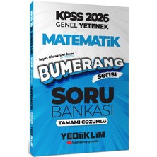 Pucutun Yediiklim Yayınları 2026 Kpss Genel Yetenek Bumerang Matematik Tamamı Çözümlü Soru Bankası