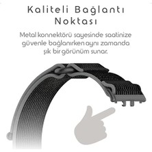 Pucutun Galaxy Fit 3 ile Uyumlu Spor Loop Trail Kordon Terleme Yapmayan Nefes Alabilir Hafif Yapılı Cırt Cırt Tasarımlı Deformasyona Dayanıklı Rahat Kumaşlı Kayış