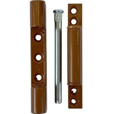 Pucutun Pvc Plastik Pencere ve Kapılar Için Metal Menteşe, 95MM Uzun Tip, Kahverengi