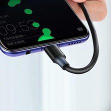 Pucutun 2.0 A Usb-A & Usb-C, Şarj ve Data Kablosu, 25 Santimetre, Siyah, 60114
