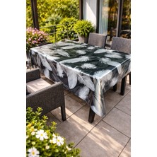 Lüks Leke Tutmaz Kolay Silinebilir Masa Örtüsü Dekoratif Muşamba Sofra Bezi