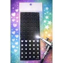 Born Pretty Pro Art Airbrush Nail Stencil Series No:03