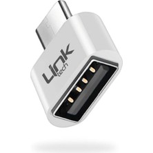 Pucutun Windows Ile Uyumlu 3.0 USB - Type-C Dönüştürücü Otg Metal Adaptör O192 (Gri)