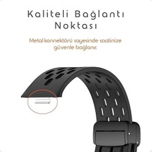 Pucutun Fit 4/4 Pro/fit 3 ile Uyumlu Air Loop Kordon Manyetik Kilit Mekanizmalı Nefes Alabilirlik Sağlayan Delikli Doku Deformasyona Karşı Dayanıklı Yedek Fit 4 Kayışı