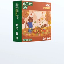 Autumn Day | Mini Puzzle | Kids Puzzle | Çocuk Puzzle | Çocuk Yapboz | 15 Parça