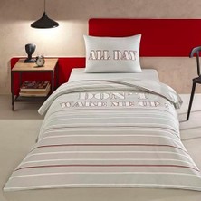 Pucutun Zuno Tek Kişilik Nevresim Takımı Gri