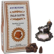 Pucutun Miebox Make It Easier Ayurvedic Doğal Konık Tütsüler (Şelale Geri Akışkanlı) || 20 Farklı Aroma ve Koku || Palo Santo, Whıte Sage (Adaçayı), Nag Champa,... (Palo Santo)