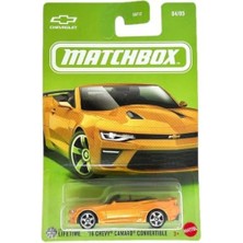 Pucutun Matchbox Temalı Arabalar - 16 Chevy Camaro Covertıble JCG55