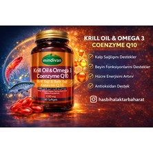 Mindivan Krill Oil & Balık Yağı Konezim Q10 Içeren Takviye Edici Gıda 60 Kapsül