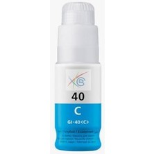 Pucutun Canon Uyumlu Gı-40 Mavi Mürekkep