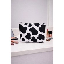 Paris Home Benek Desenli Makyaj Çantası – Fermuarlı, Körüklü Kozmetik Bakım Organizeri Çanta Içi Düzenleyici