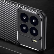 Pucutun - ile Uyumlu Mi 15T Pro Kılıf Kamera Korumalı Karbon Desenli Uzun Ömürlü Renk Atmaz Koruyucu Silikon Kapak