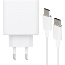 Pucutun Weko WK-21440 S11-C 25 Watt Beyaz Şarj Başlık Adaptörü + Type-C To Type-C 70CM Kablo