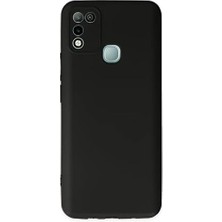Pucutun Infinix Hot 11 Play Kılıf Yumuşak Dokulu Silikon - Siyah