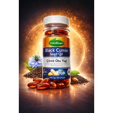 Mindivan Çörek Otu Yağı Içeren Takviye Edici Gıda 100 Kapsül