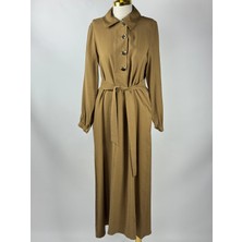 Nuss Taba Renk Elbise