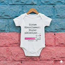 Novera Baby Organik %100 Pamuklu Bebek Zıbın Unisex Bebek Body Diş Güncellemesi