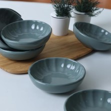 Pucutun Granit Turkuaz Çerezlik/sosluk 12 cm 6 Adet Q07