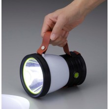 Mükemmel Kamp Lambası (Solar & Fiş Şarjlı) (Fener&powerbank) Pls.tutma Kulp