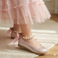 Little Pumpkin Rugan Bilekten Incili Çocuk Babet